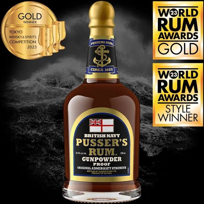 Pusser's Rum Gunpowder Proof (Black Label)