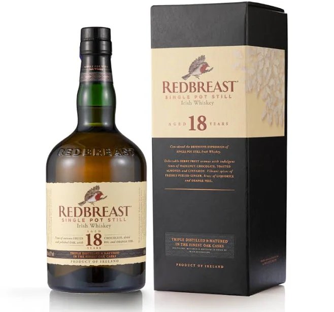 Redbreast Irish Whiskey Single Pot Still 18 Year Old