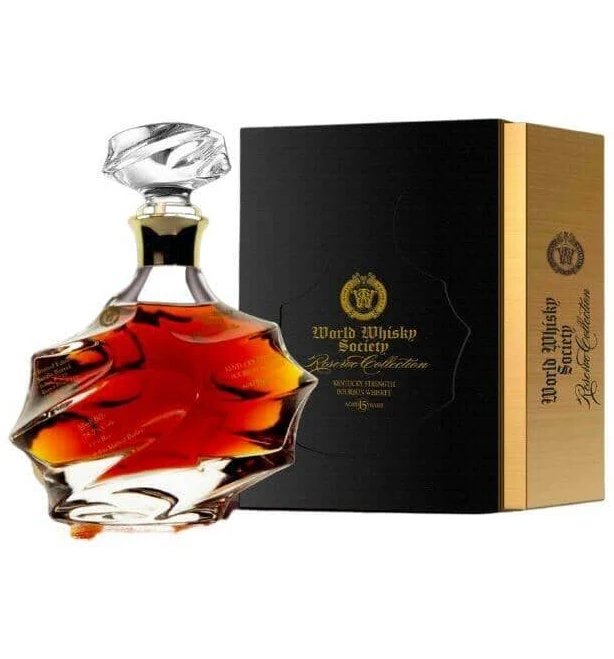 World Whiskey Society Kentucky Samurai Edition 15 Year Old Kentucky Straight Bourbon Whiskey Finished in Japanese Mizunara Oak Shochu Barrels
