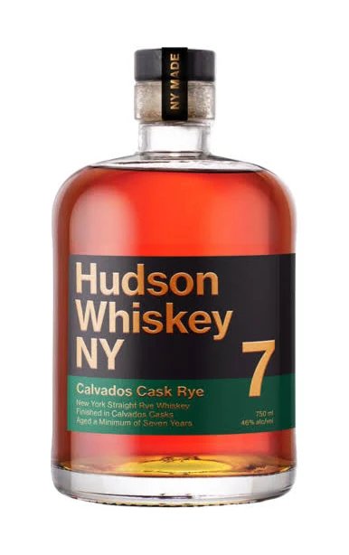 Hudson Whiskey NY Rye Whiskey Calvados Cask Finish Aged 7 Years