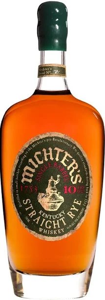 Michter's Single Barrel Straight Rye Whiskey 10 Year Old
