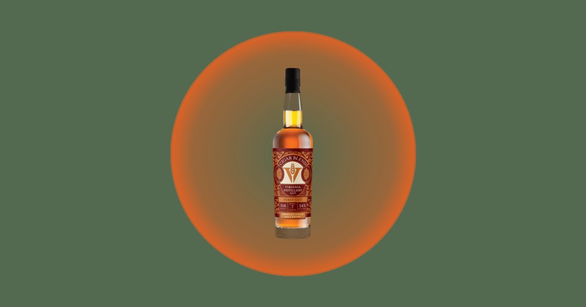 Virginia Distillery Co. First Cut Cigar Blend American Single Malt Whisky
