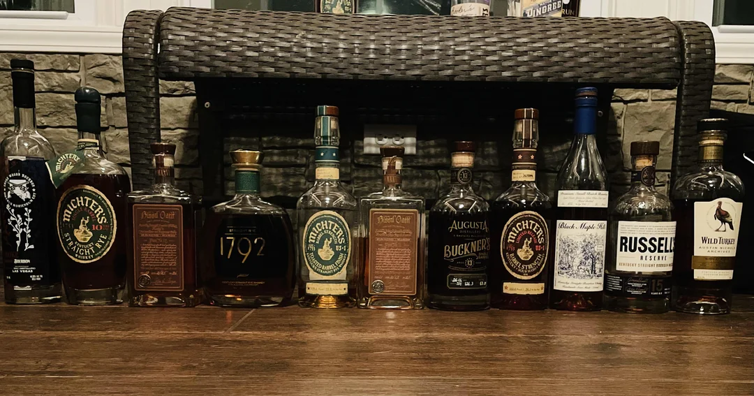 Shelf photo where 1792 Small Batch Bourbon was spotted