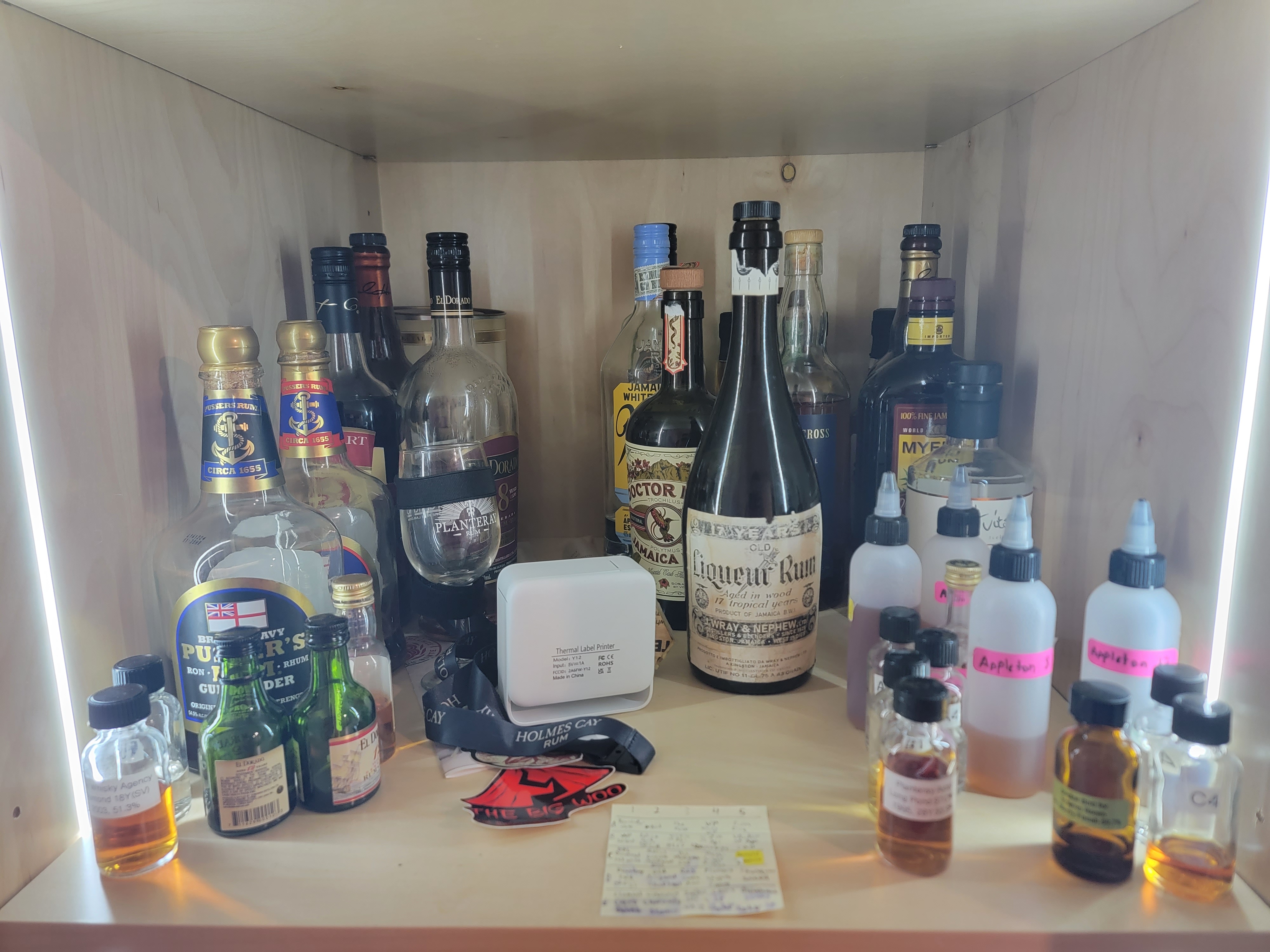 Shelf photo where Pusser's Rum Gunpowder Proof (Black Label) was spotted