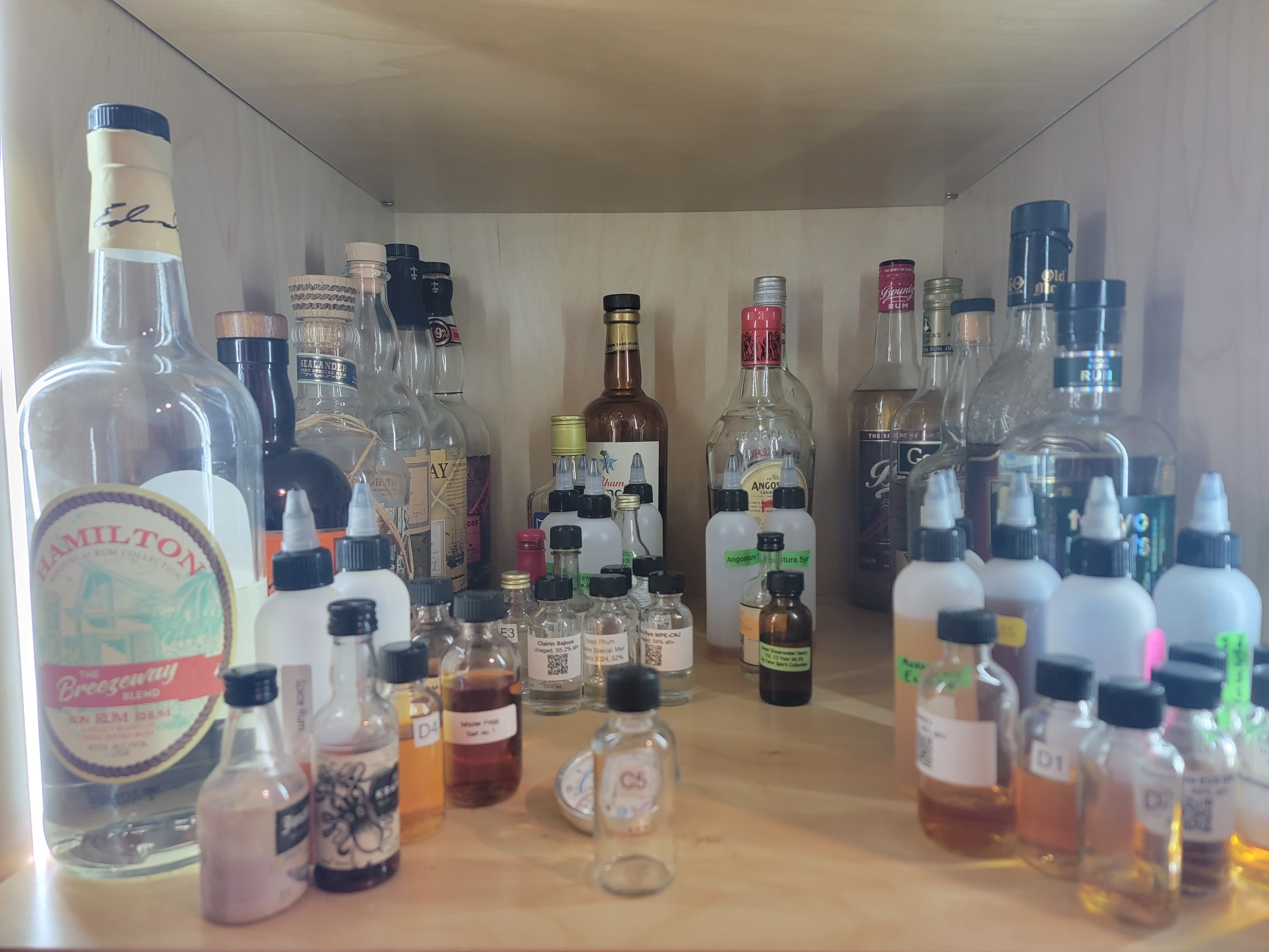Full store shelf where Rhum Barbancourt 5 Star 8 Year Old was spotted